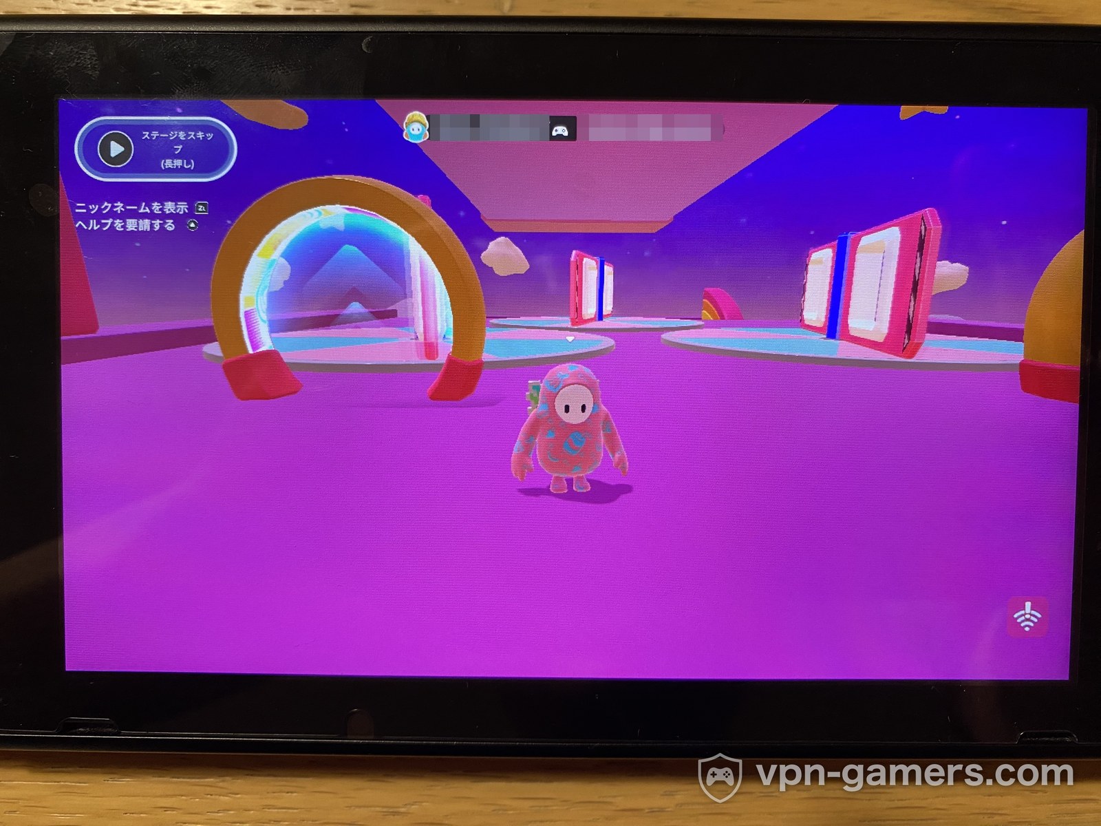 SwitchのFall Guys実プレイ画面